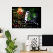 Wie oben, unten poster (Heimbüro)