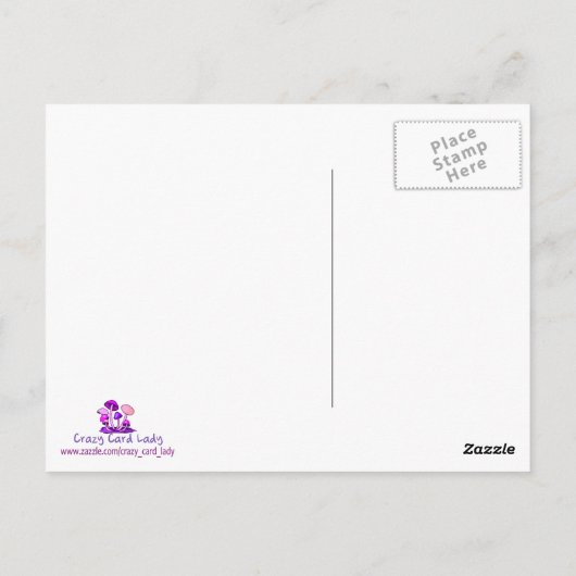 Wie oben, unten postkarte (Rückseite)