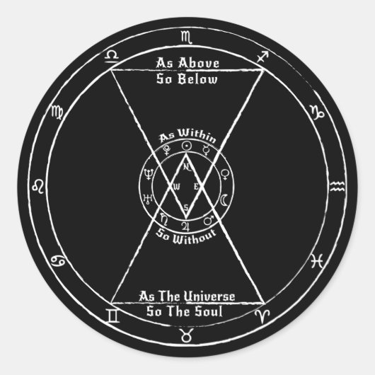 Wie oben, unten runder aufkleber (Vorderseite)