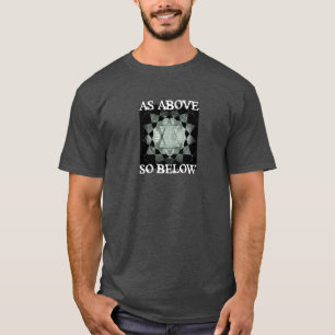 Wie oben, unten T-Shirt