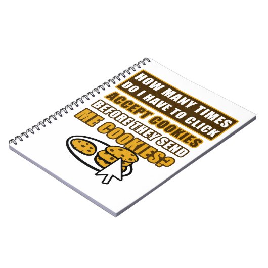 Wie oft muss ich auf Cookies akzeptieren klicken Notizblock (Linke Seite)