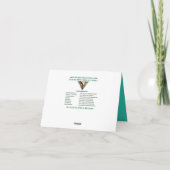 Wie Öl und Wasser danke zu merken (personalisiert) (Rückseite)