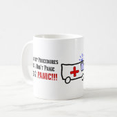 Wie Paramedics auf Ihren Notfall reagieren Kaffeetasse (Vorderseite Links)