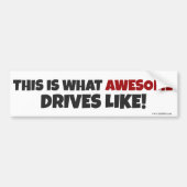 Wie Phantastische Laufwerke Autoaufkleber (Vorne)