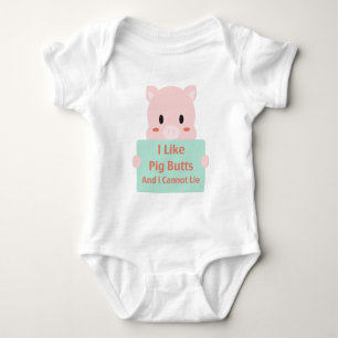 Wie Pig-Hintern Baby Strampler