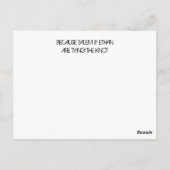 Wie Postkarte (Rückseite)