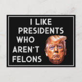 Wie Präsidenten, die keine Felsen sind Postkarte (Vorderseite)