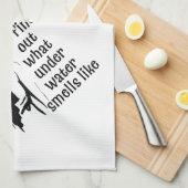 Wie riecht Unterwasser? Geschirrtuch (Viertel Falte)