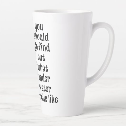 Wie riecht Unterwasser? Milchtasse (Rechts)
