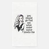 Wie riecht Unterwasser? Serviette (Vorderseite)