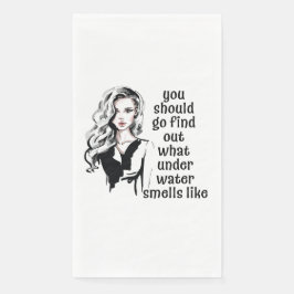 Wie riecht Unterwasser? Serviette