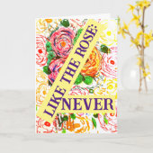 Wie Rose Niemals Karte (Gelbe Blume)