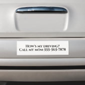 Wie rufe ich meinen Vater Mama automatisch an? Autoaufkleber