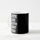 Wie Ruth dich geschickt hat Kaffeetasse (Vorderseite Links)