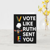 Wie Ruth dich geschickt hat Karte (Gelbe Blume)