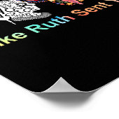 Wie Ruth dir Feminist Lgbt geschickt hat Poster (Ecke)