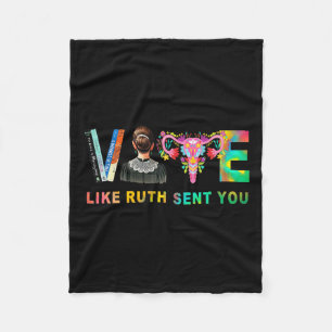 Wie Ruth Ihnen RBG Feminist Voting Inspiration ges Fleecedecke