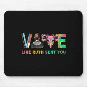 Wie Ruth Ihnen RBG Feminist Voting Inspiration ges Mousepad
