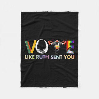 Wie Ruth Ihnen Shirt Uterus Feminist Lgbt geschick Fleecedecke