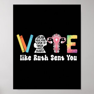 Wie Ruth Ihnen T-Shirt1 geschickt hat Poster