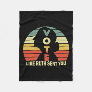 Wie Ruth Sent You - Feministische Frauen Vintages Fleecedecke