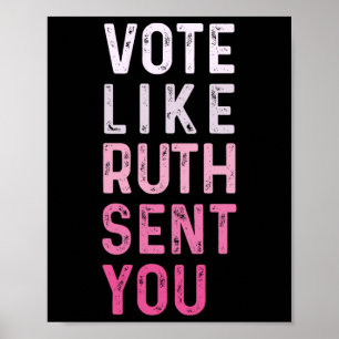 Wie Ruth Sent You Funny American Women Sprichwort Poster