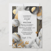 Wie schiere natürliche Arbeit gestapelt Stone-Marm Einladung (Vorderseite)