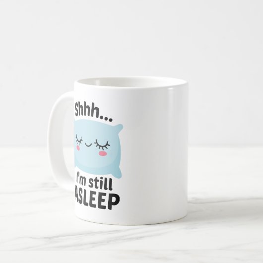 Wie schlafe ich noch? kaffeetasse (Vorderseite Links)