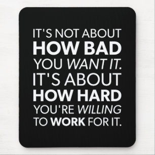 Wie schlecht Sie es Gewollt haben, oder wie schwer Mousepad