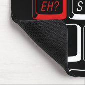 Wie Schlüssel - Schwarzes Mousepad (Ecke)