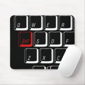 Wie Schlüssel - Schwarzes Mousepad (Mit Mouse)