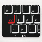 Wie Schlüssel - Schwarzes Mousepad (Vorne)