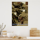 Wie schmecken meine Kugeln? Poster (Küche)