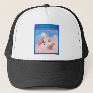 „Wie schmecken Wolken?“ Traumhaftes Einhorn Truckerkappe