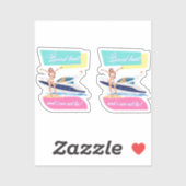 wie Schnellboot Aufkleber (Blatt)