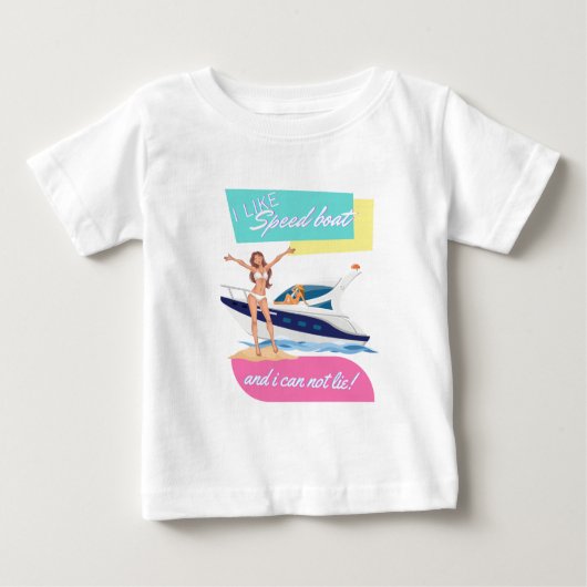 wie Schnellboot Baby T-shirt (Vorderseite)