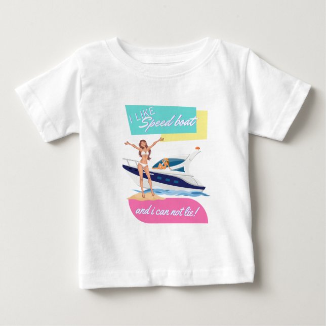 wie Schnellboot Baby T-shirt (Vorderseite)