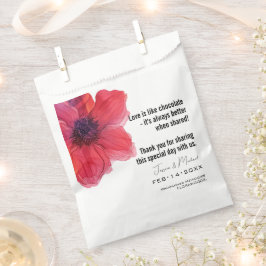Wie Schokolade.... Anemone Dreamscape Wedding Geschenktütchen