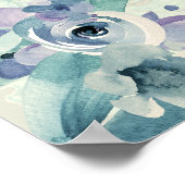 Wie schön auf den Bergen Poster (Ecke)