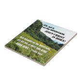 Wie schön auf den Bergen Weihnachten Fliese (Seite)