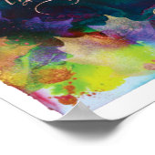 Wie schön die Blätter, Print, 17"x12" Poster (Ecke)