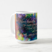 "Wie schön die Blätter...", Tasse (Vorderseite Links)