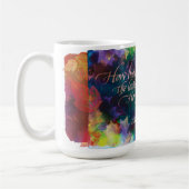 "Wie schön die Blätter...", Tasse (Links)