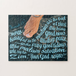 Wie schön Füße Inspiration Zitat Puzzle