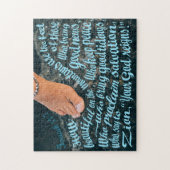 Wie schön Füße Inspiration Zitat Puzzle (Vertikal)