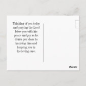 Wie schön ist Ihr Wohnort O LORD Almighty Postkarte (Rückseite)