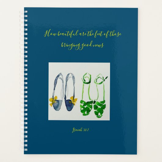 Wie schön sind die Füße ... Tara Lillian Kunstwerk Planer (Vorderseite)