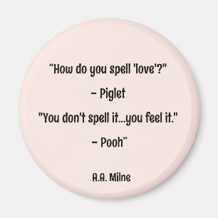 Wie schreibt man Liebe? Magnet