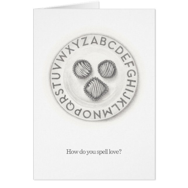 Wie schreibt man Liebe? Valentine (Vorne)