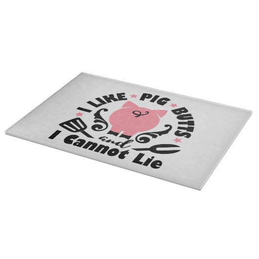 Wie Schweinefleisch Hintern und ich kann nicht leb Schneidebrett (Ecke)